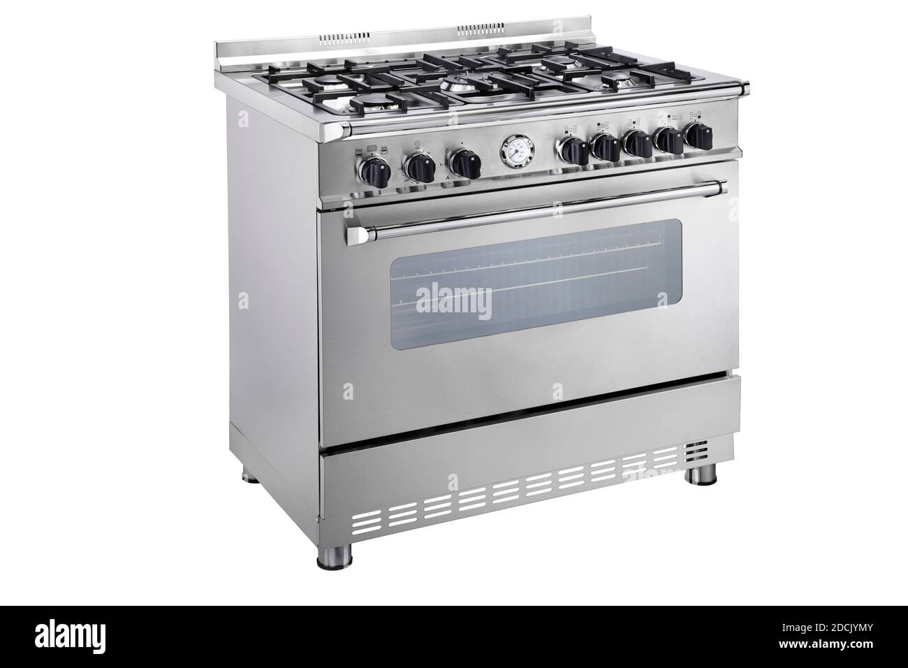 Kitchen oven stove isolated on white background Stock Photo