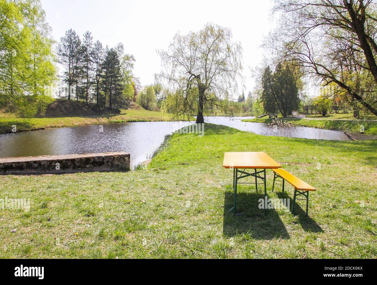 Defocused spring landscape view hi-res stock photography and images - Alamy