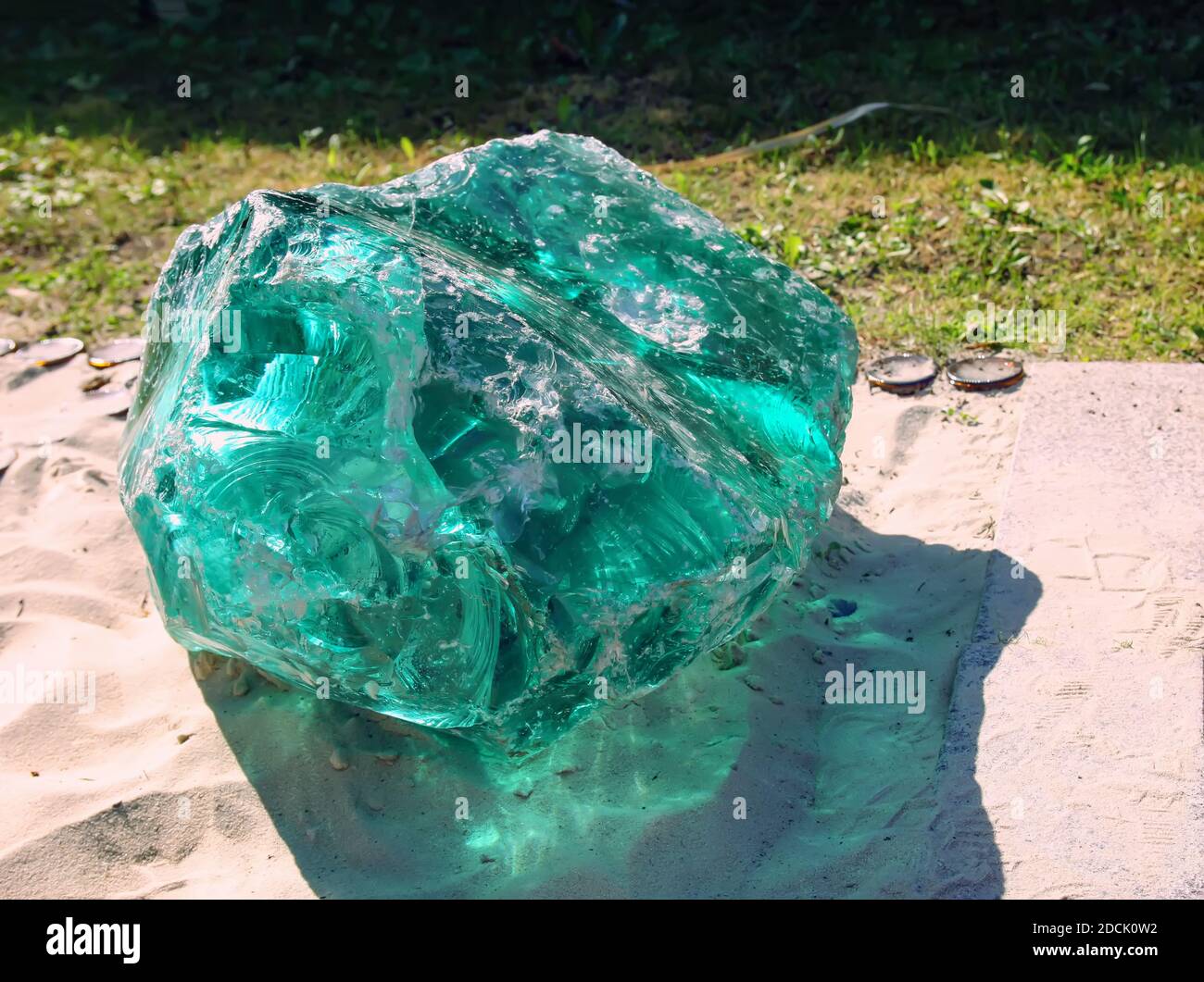 Glass stones. Crystal mineral natural rough colorful surface Stock Photo -  Alamy