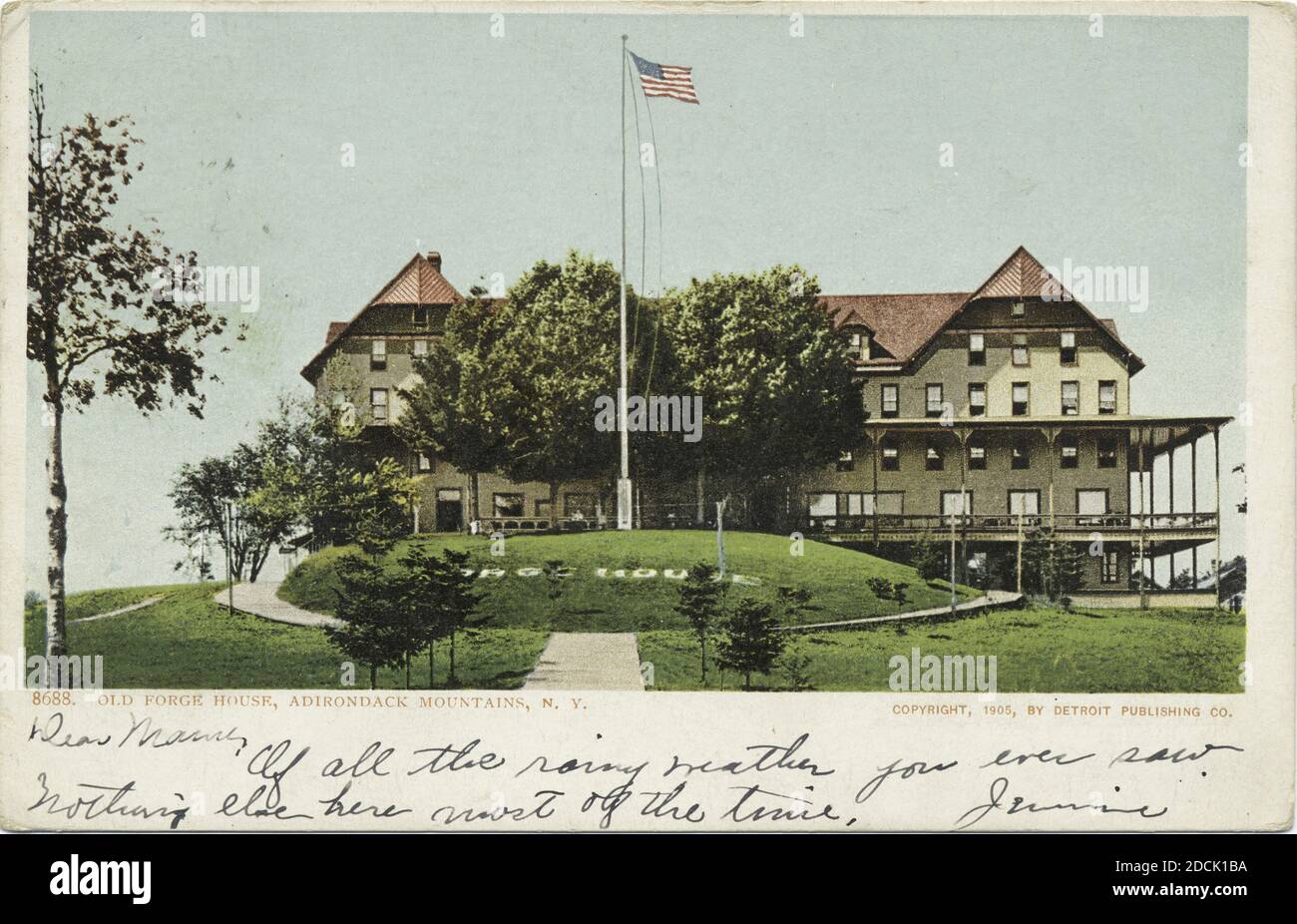 Old House, Old N. Y., still image, Postcards, 1898 1931