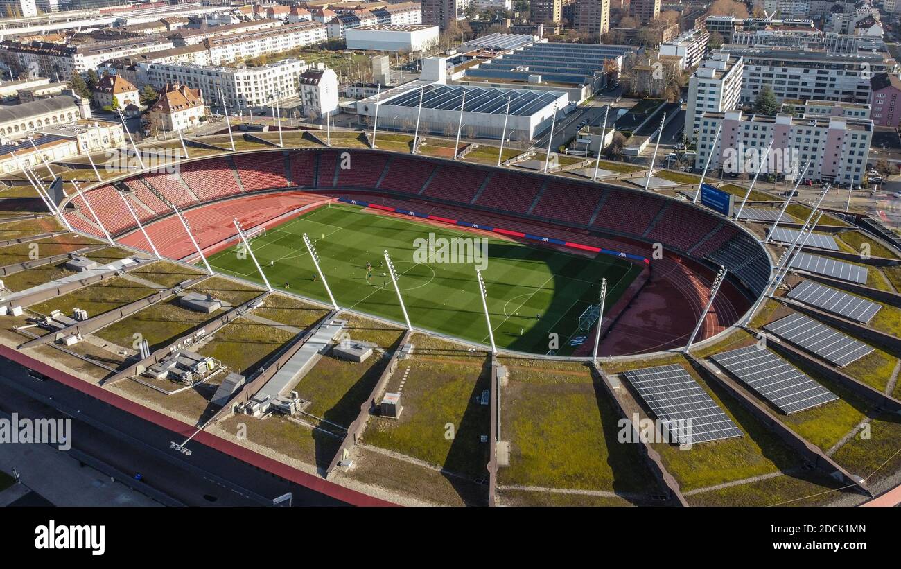 21 11 Zurich Letzigrund Stadium Axa Women S Super League Fc Zurich Women Fc Basel 13 Letzigrund Stadium Drone Credit Spp Sport Press Photo Alamy Live News Stock Photo Alamy
