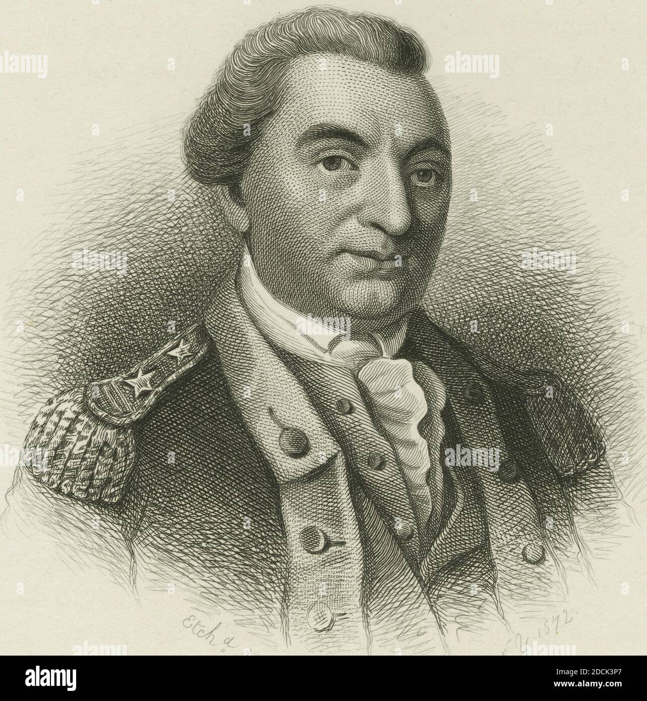 Maj. Gen. the Baron de Kalb, still image, Prints, 1775 - 1890 Stock Photo
