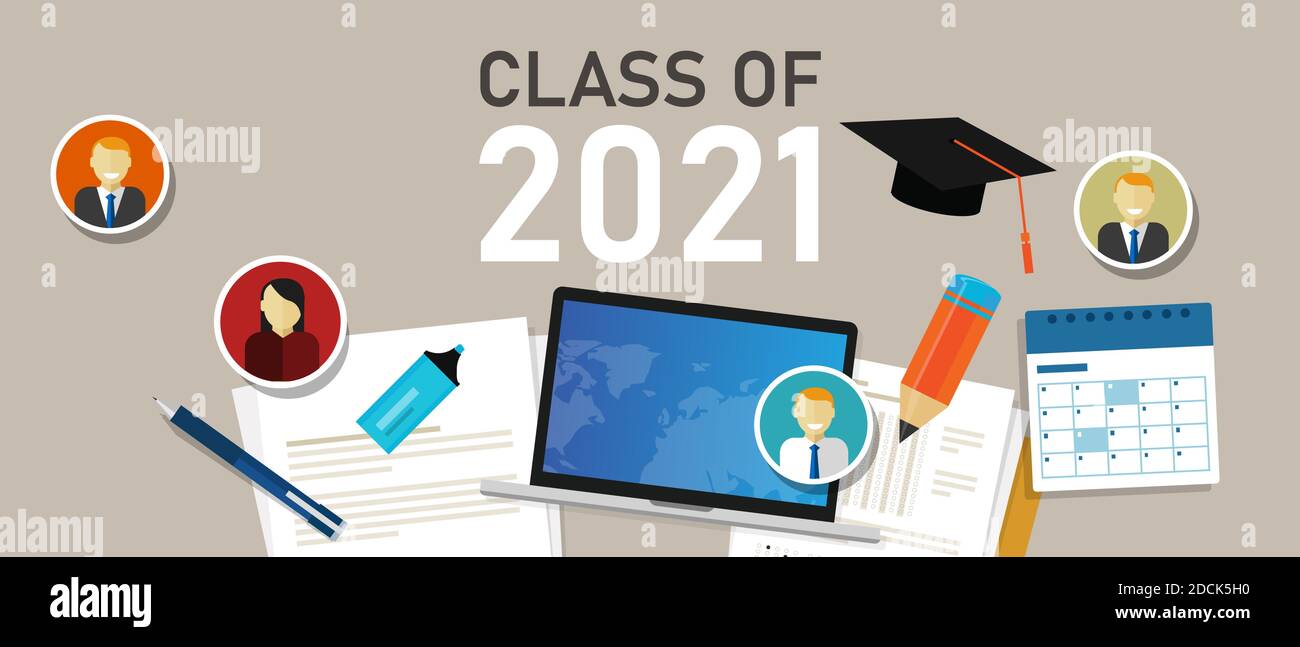 Class 2021 graduation graphic hi-res stock photography and images - Alamy