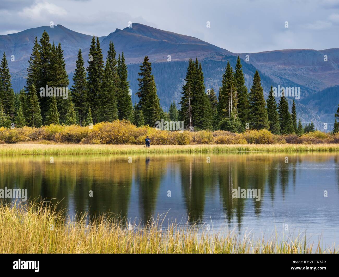 Little Molas Lake, San Juan National Forest, Colorado. Stock Photo