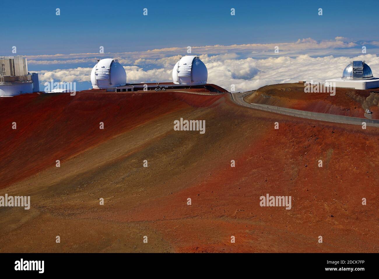 Views of Mauna Kea OBservatory Stock Photo Alamy