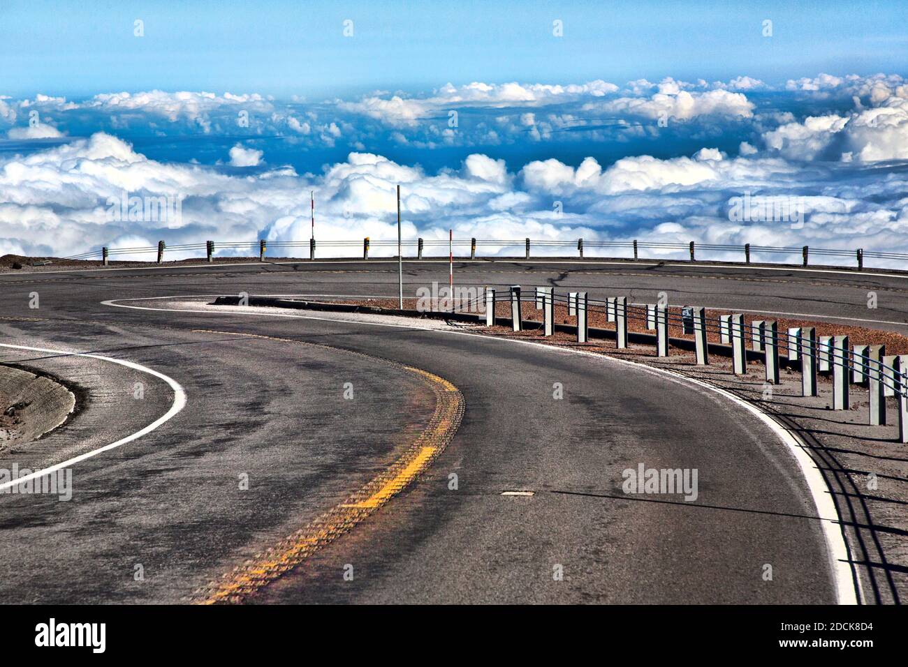 Views of Mauna Kea OBservatory Stock Photo