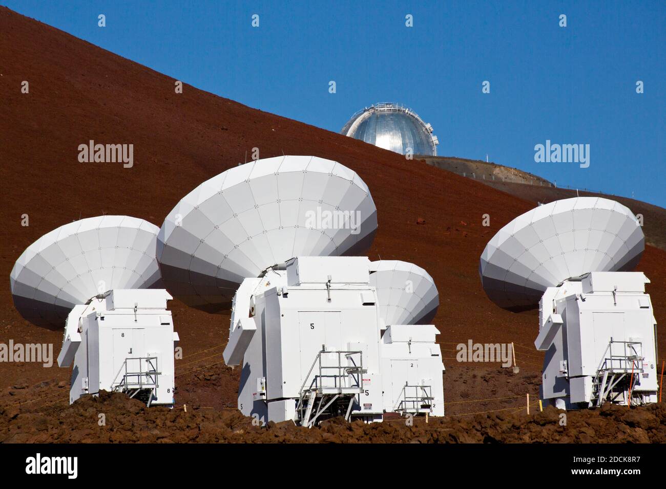 Views of Mauna Kea OBservatory Stock Photo Alamy