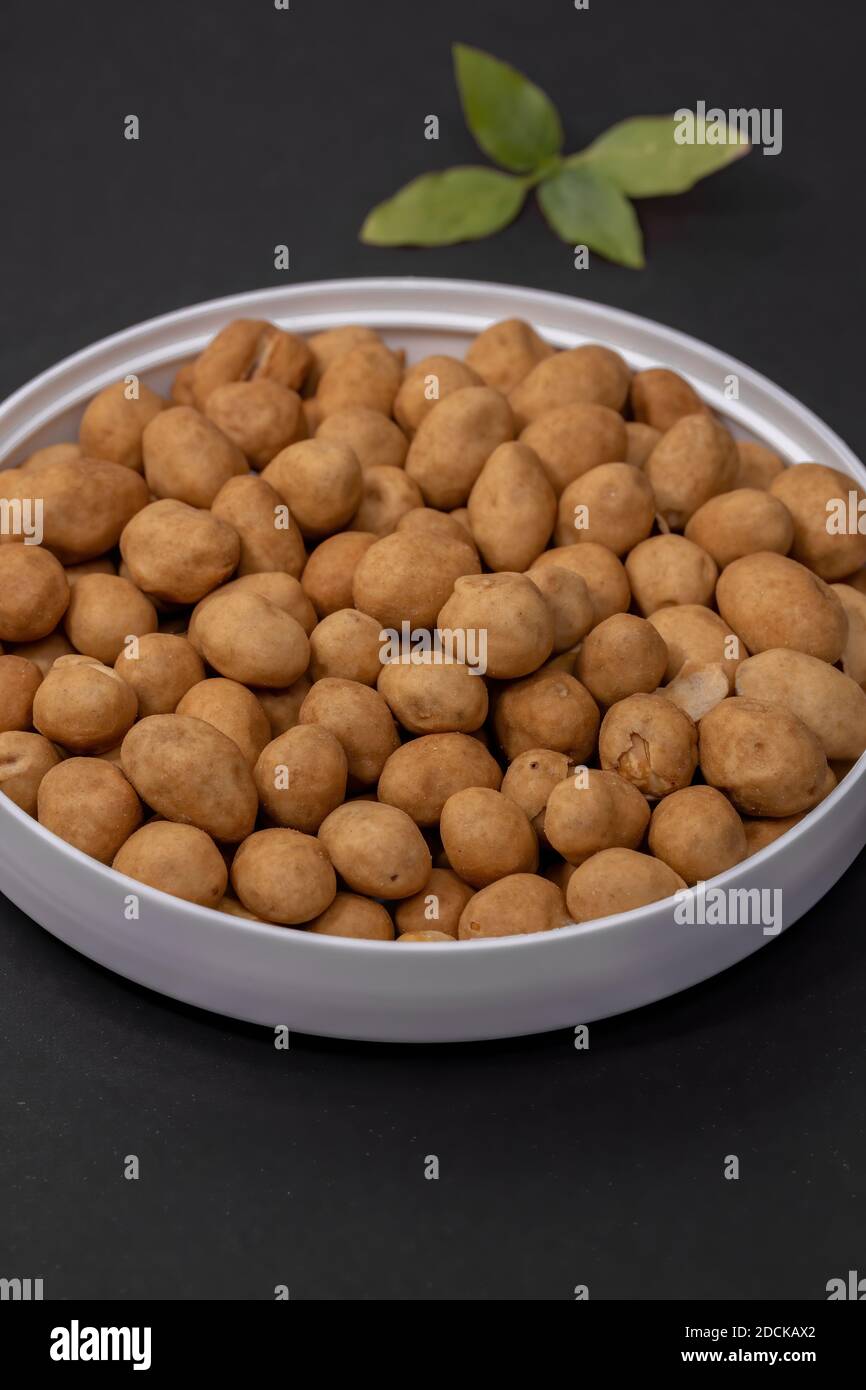 Cracker nuts, Japanese peanuts or Japanese style peanuts, a snack food