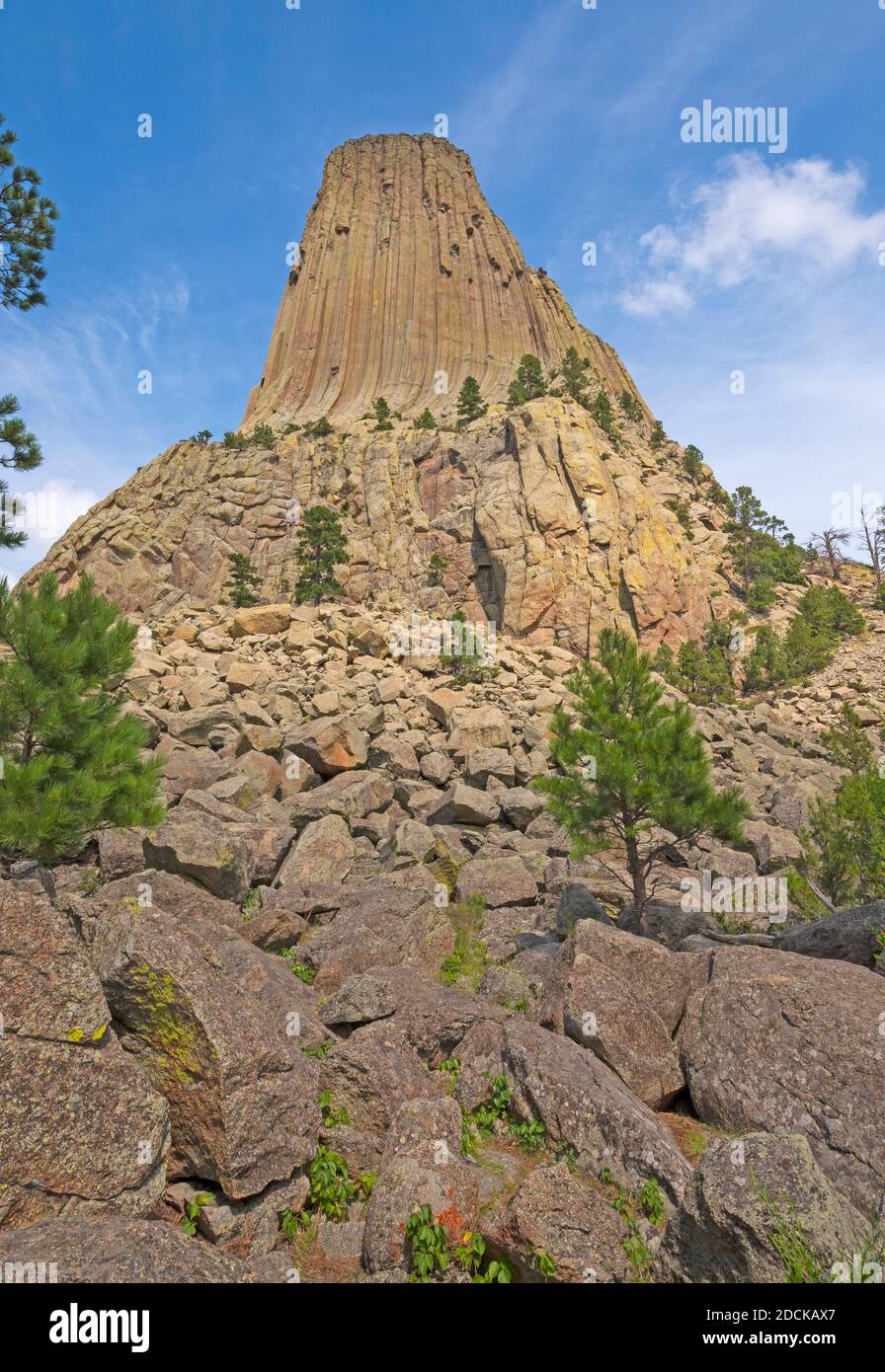 Devils tower igneous rocks hi-res stock photography and images - Alamy