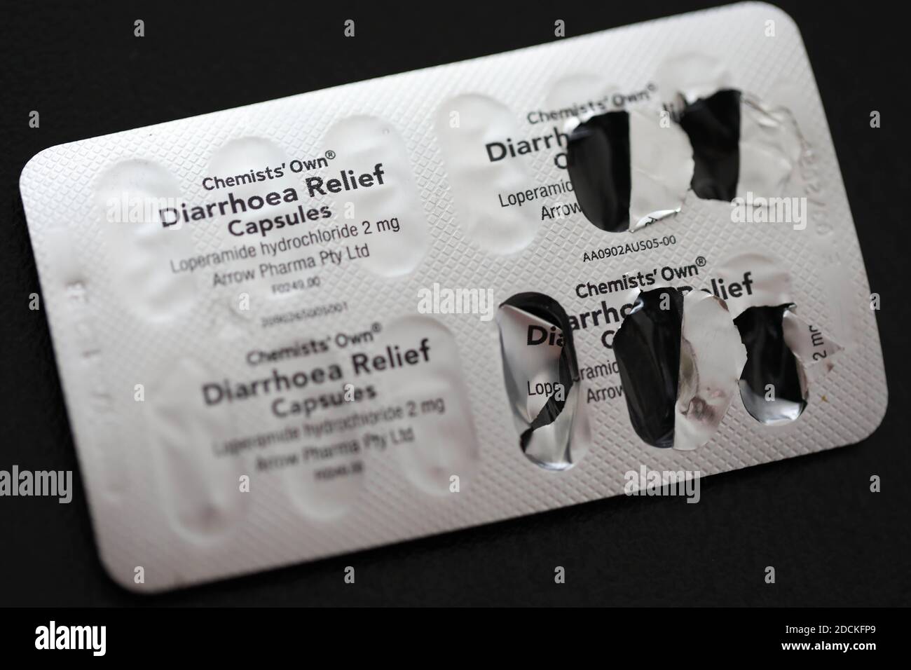 Diarrhoea Relief Capsules Stock Photo