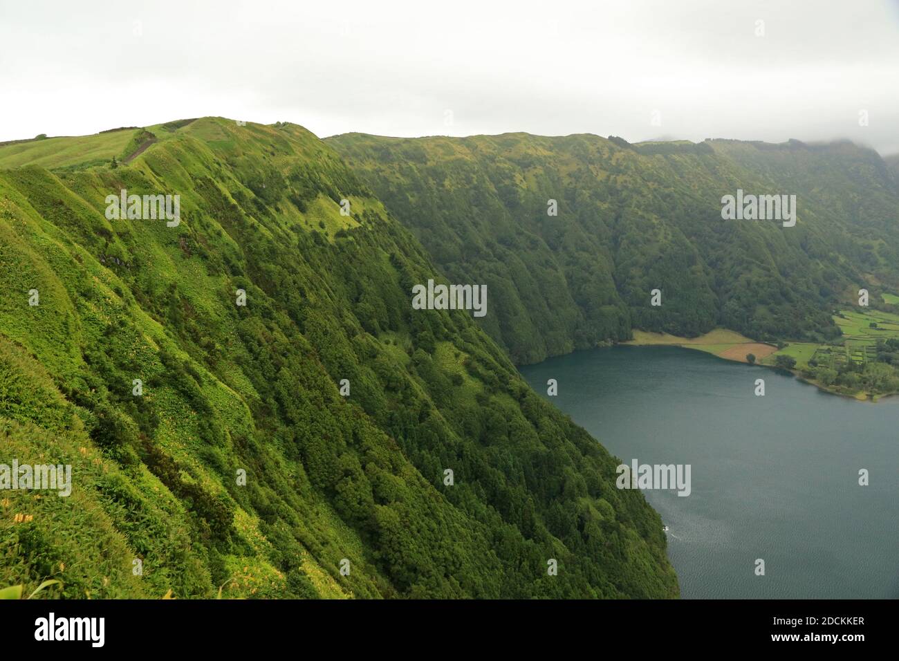 Lagoa das Furnas, Sao Miguel Island, Azores, Portugal Stock Photo