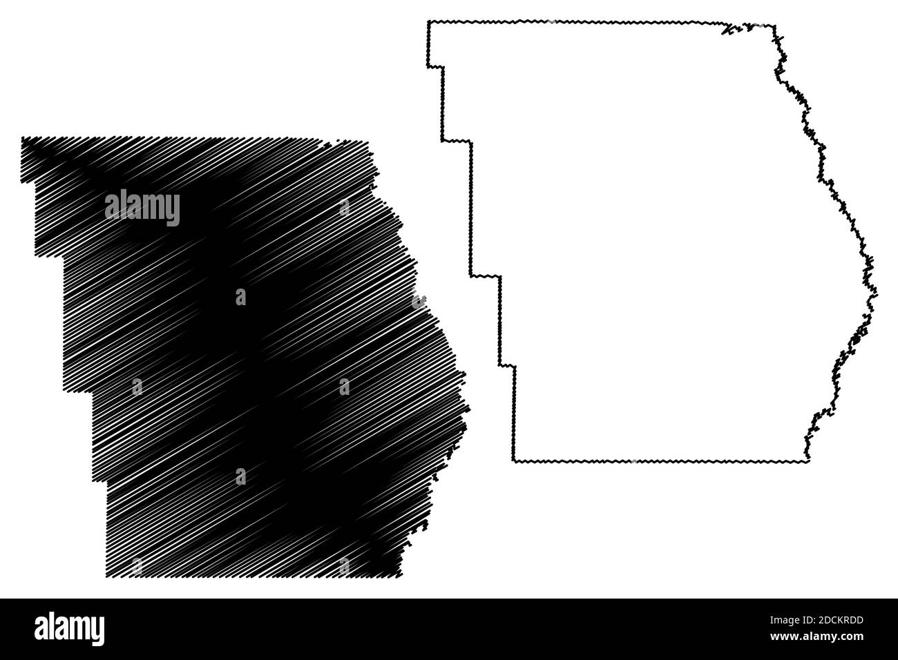 Map of butler missouri Stock Vector Images - Alamy