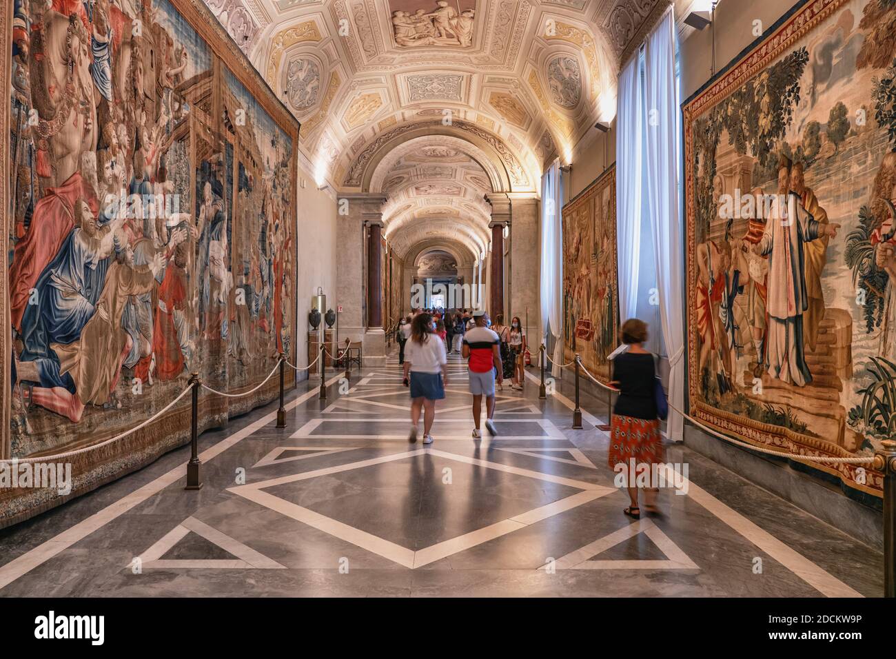 Gallery of the Tapestries (Galleria Degli Arazzi) in Vatican Museums
