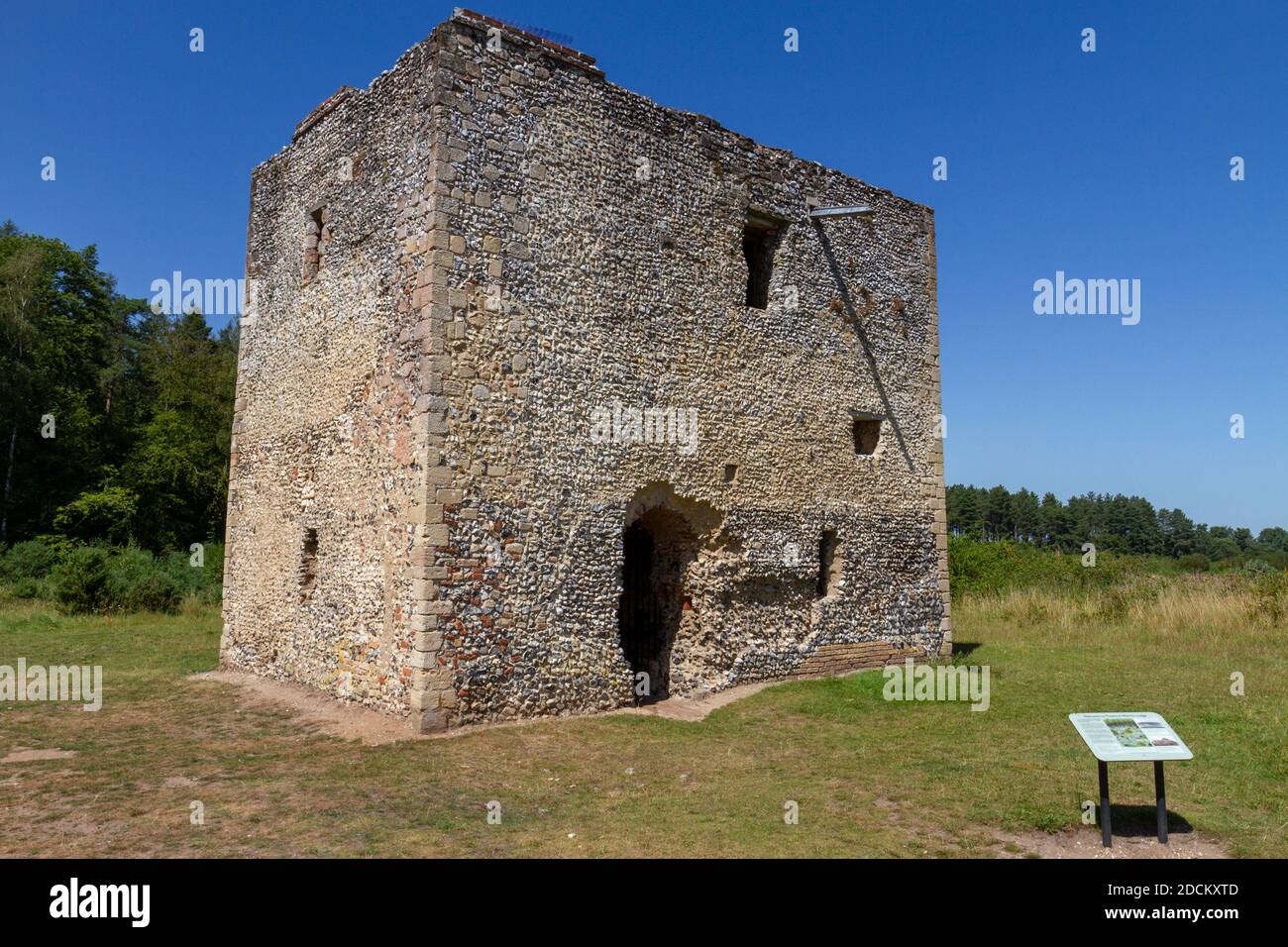 Thetford Warren Lodge near Thetford, Norfolk, UK. It was probably built