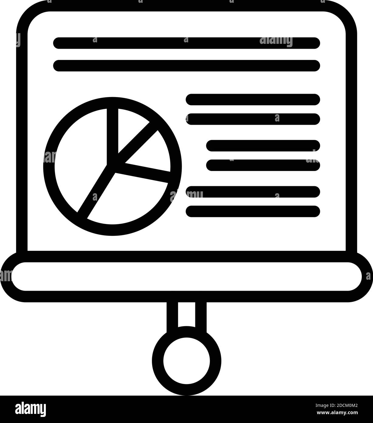 Office wall banner icon. Outline office wall banner vector icon for web