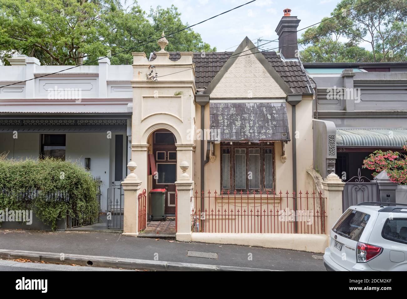 A small Federation Queen Anne style, house in the Sydney suburb of