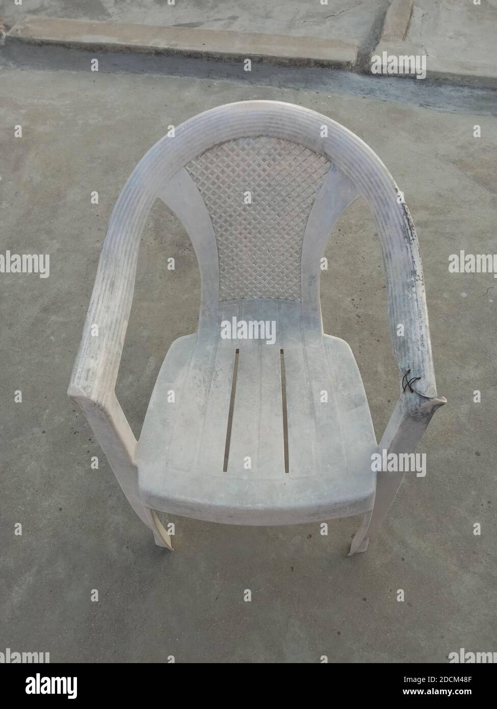 broken chair reuse and vashtu shastra Stock Photo Alamy