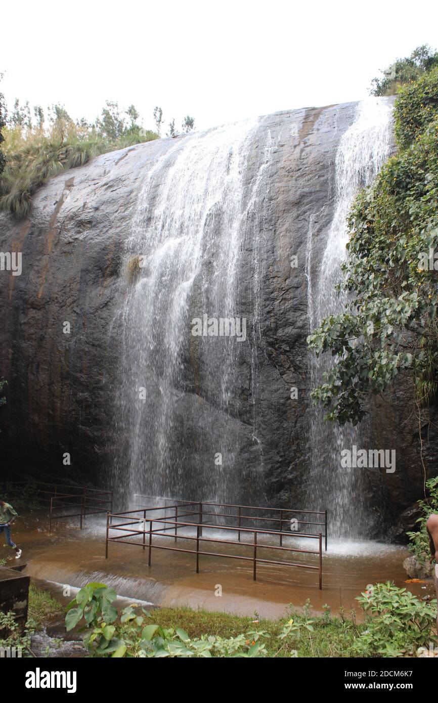 Namma Aruvi Falls (Our falls) is located at a distance of 9 Kms from