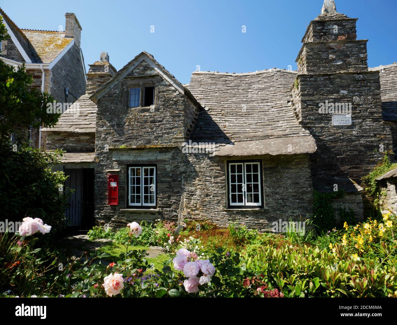 The Old Post Office, Tintagel, Cornwall. A Cornish hallhouse dating