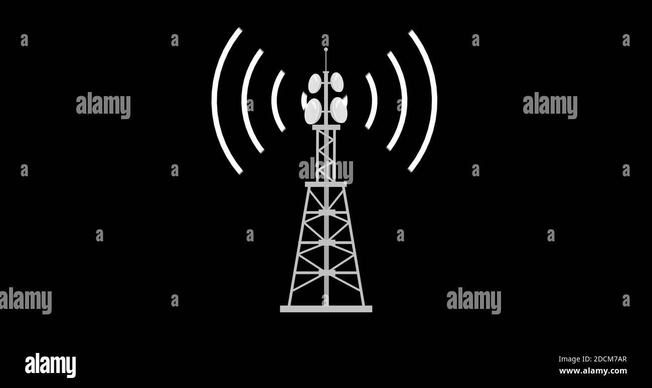 communication tower produce radio wave. harmful radio frequency for
