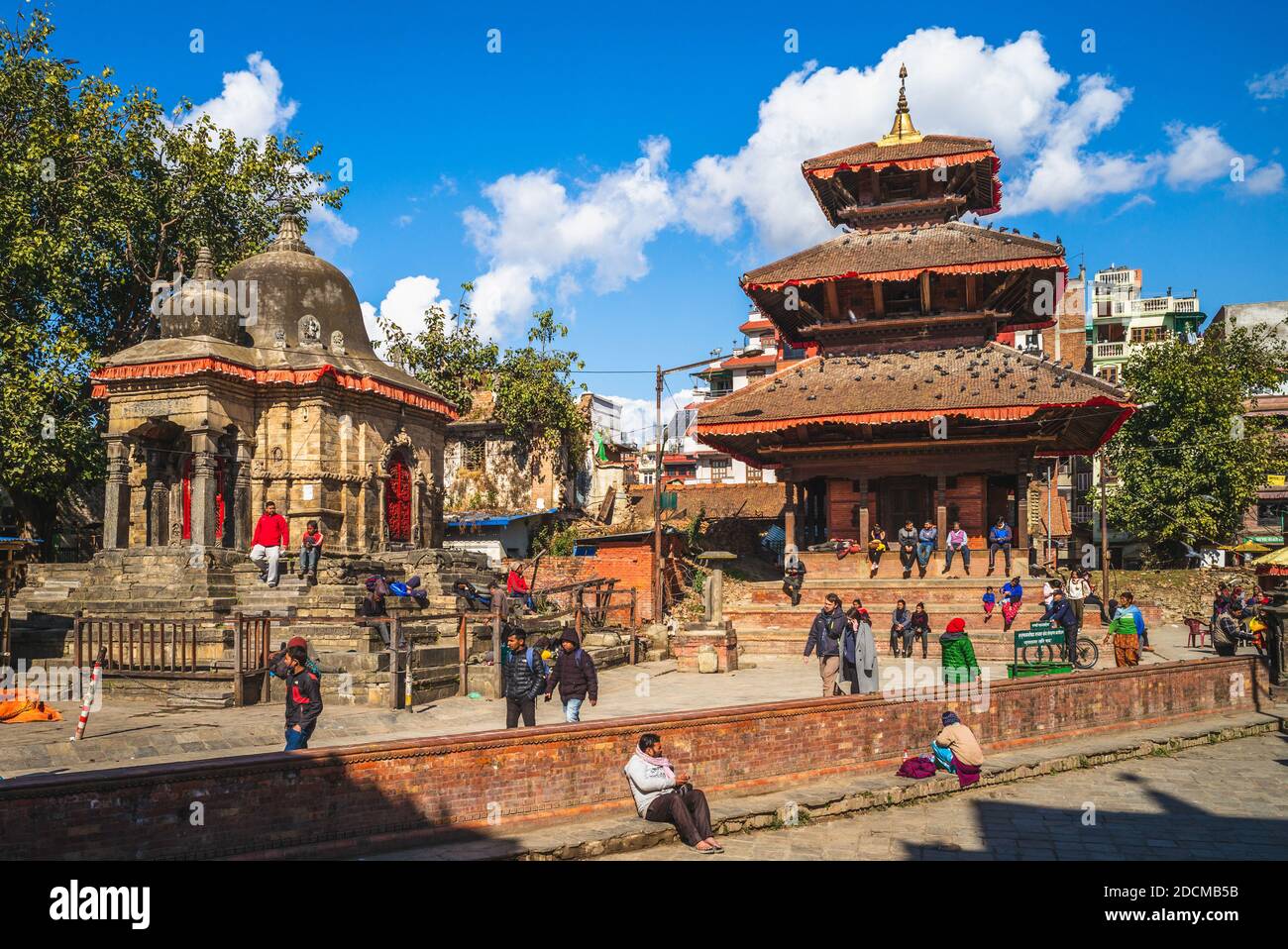 January 5, 2020: Kathmandu Durbar Square, in front of the old royal palace of the former Kathmandu Kingdom in kathmandu, nepal. It is  UNESCO World He Stock Photo