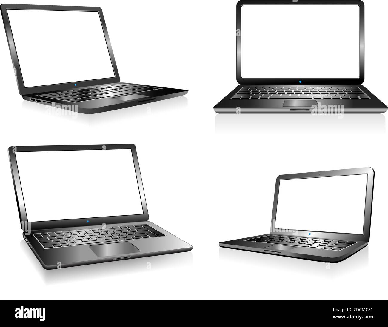Desktops and laptops Stock Vector Images - Alamy