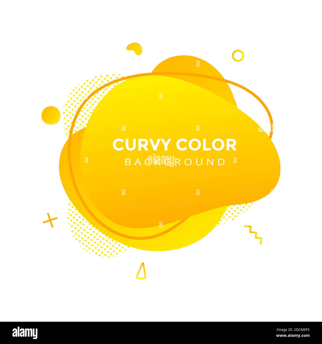 Modern liquid abstract element graphic gradient flat style design fluid vector. Stock Vector