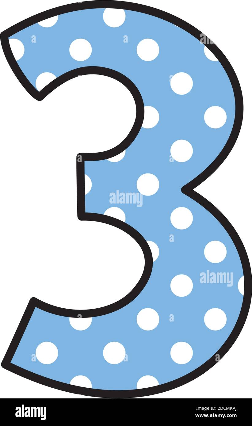 Number Three Clipart
