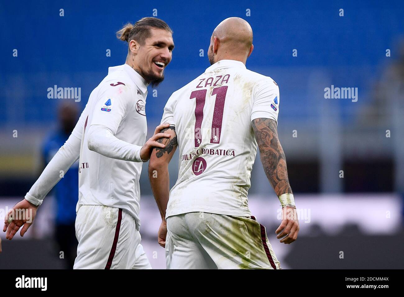 Santa Cristina Gherdeina, Italy. 24 July 2021. Lyanco Vojnovic of Torino FC  in action during the pre-season friendly football match between Torino FC  and SSV Brixen. Torino FC won 5-1 over SSV