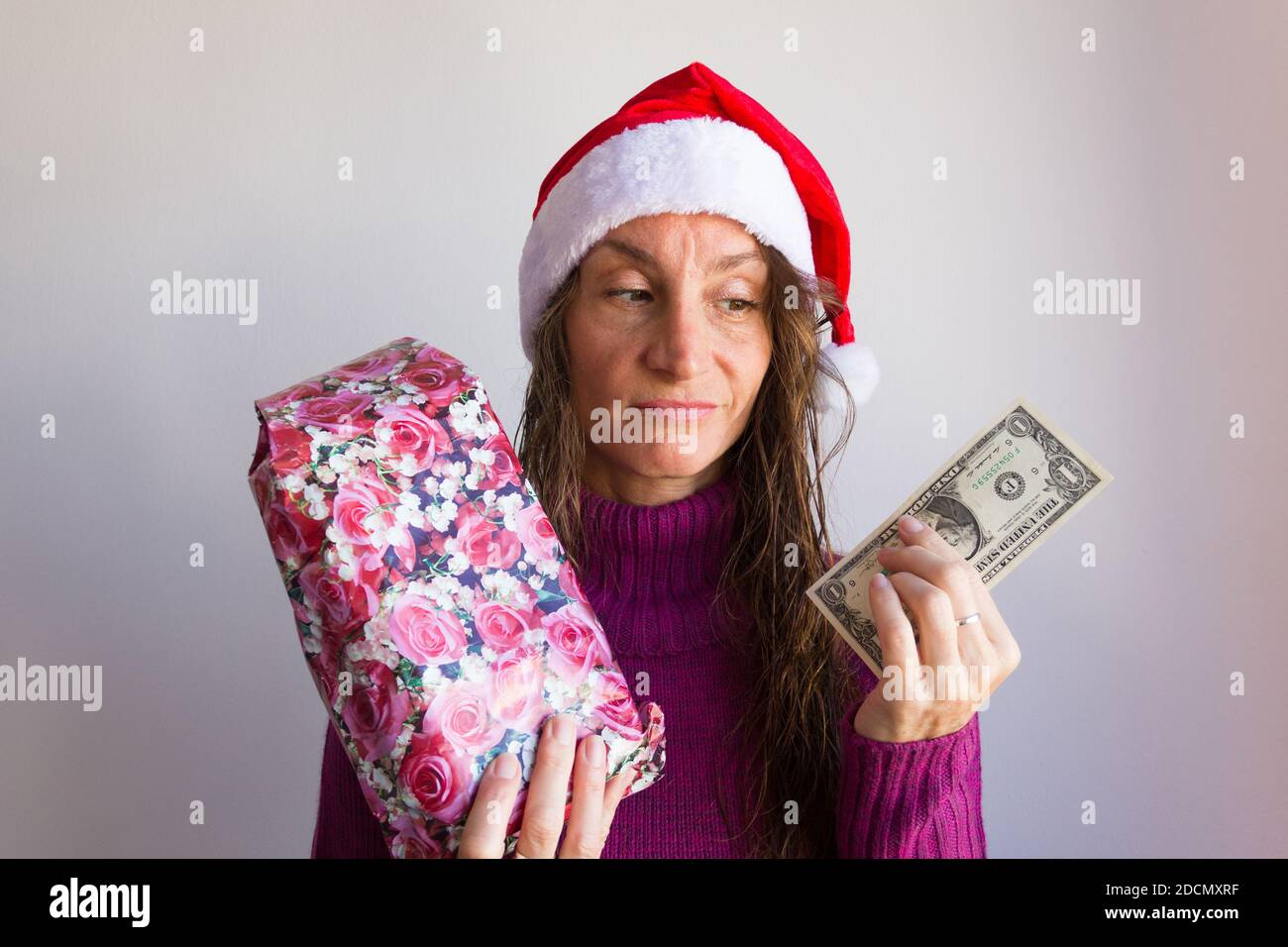 Disappointed Woman Present High Resolution Stock Photography And Images