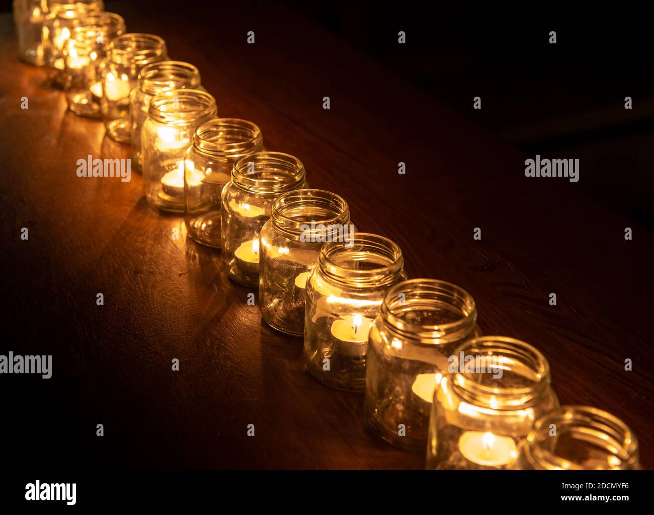 Candle jar burning hires stock photography and images Alamy