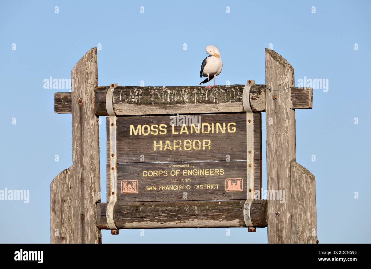 Moss Landing, California Stock Photo Alamy