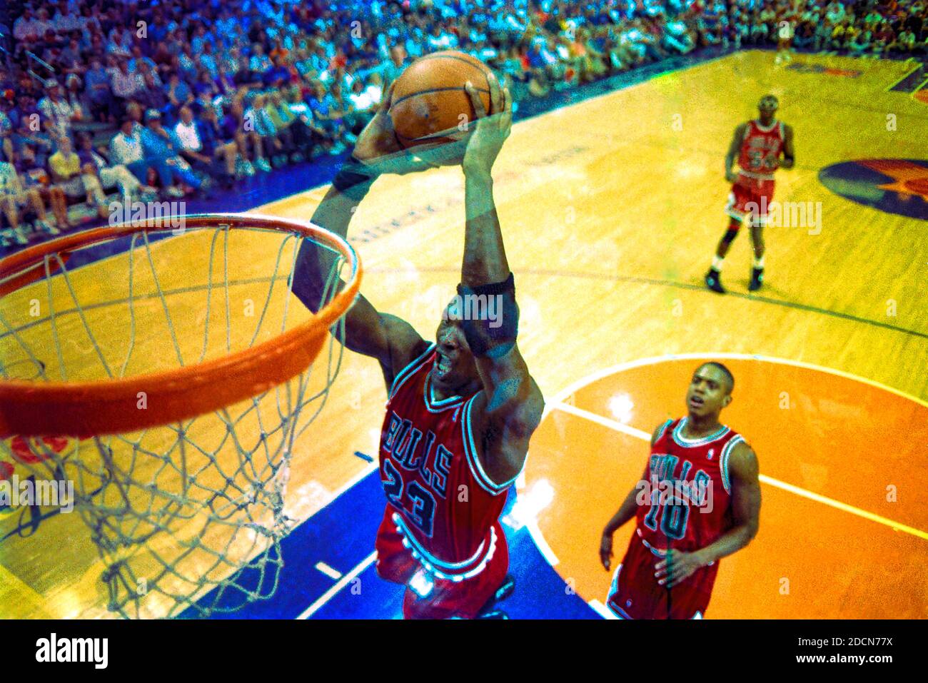 Michael Jordan during game 6 of the 1993 NBA Finals Stock Photo - Alamy