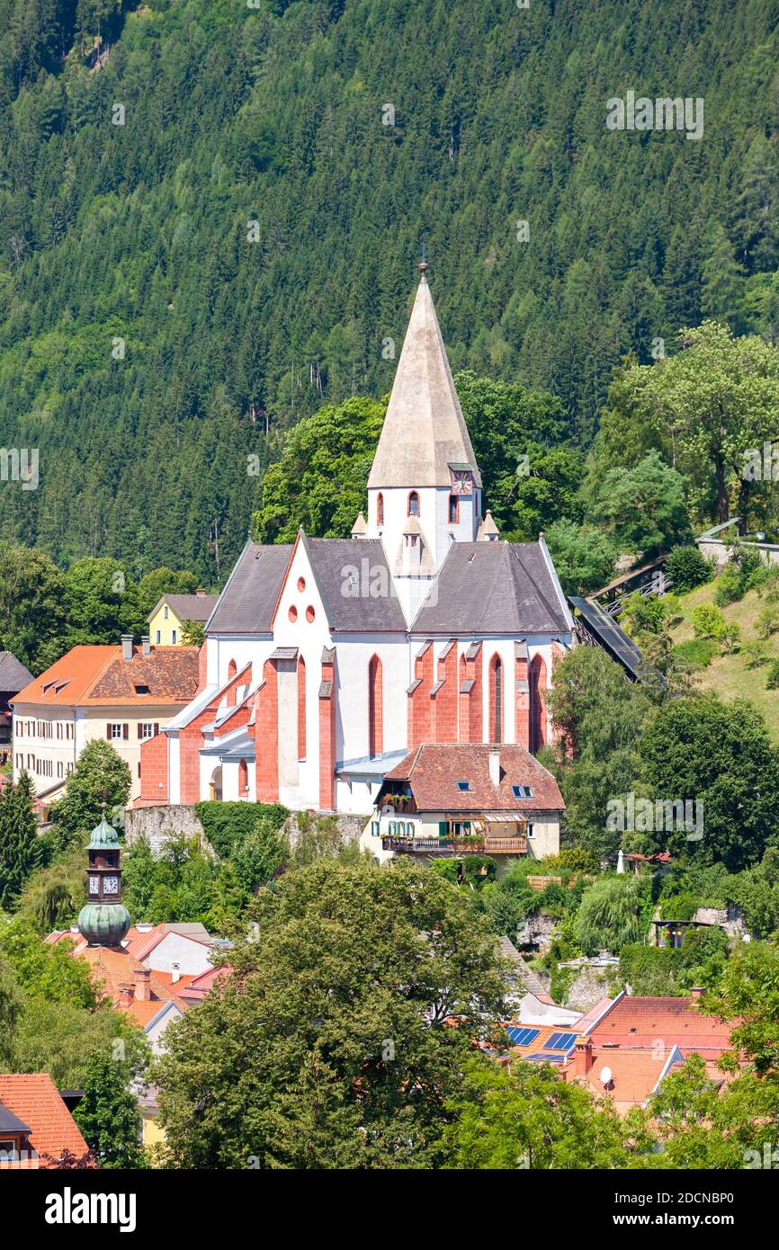 Church in Murau, Styria, Austria Stock Photo