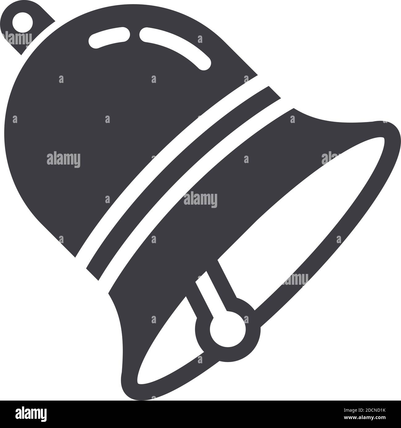 Bell vector illustration pictogram symbol or icon cartoon art style Stock Vector