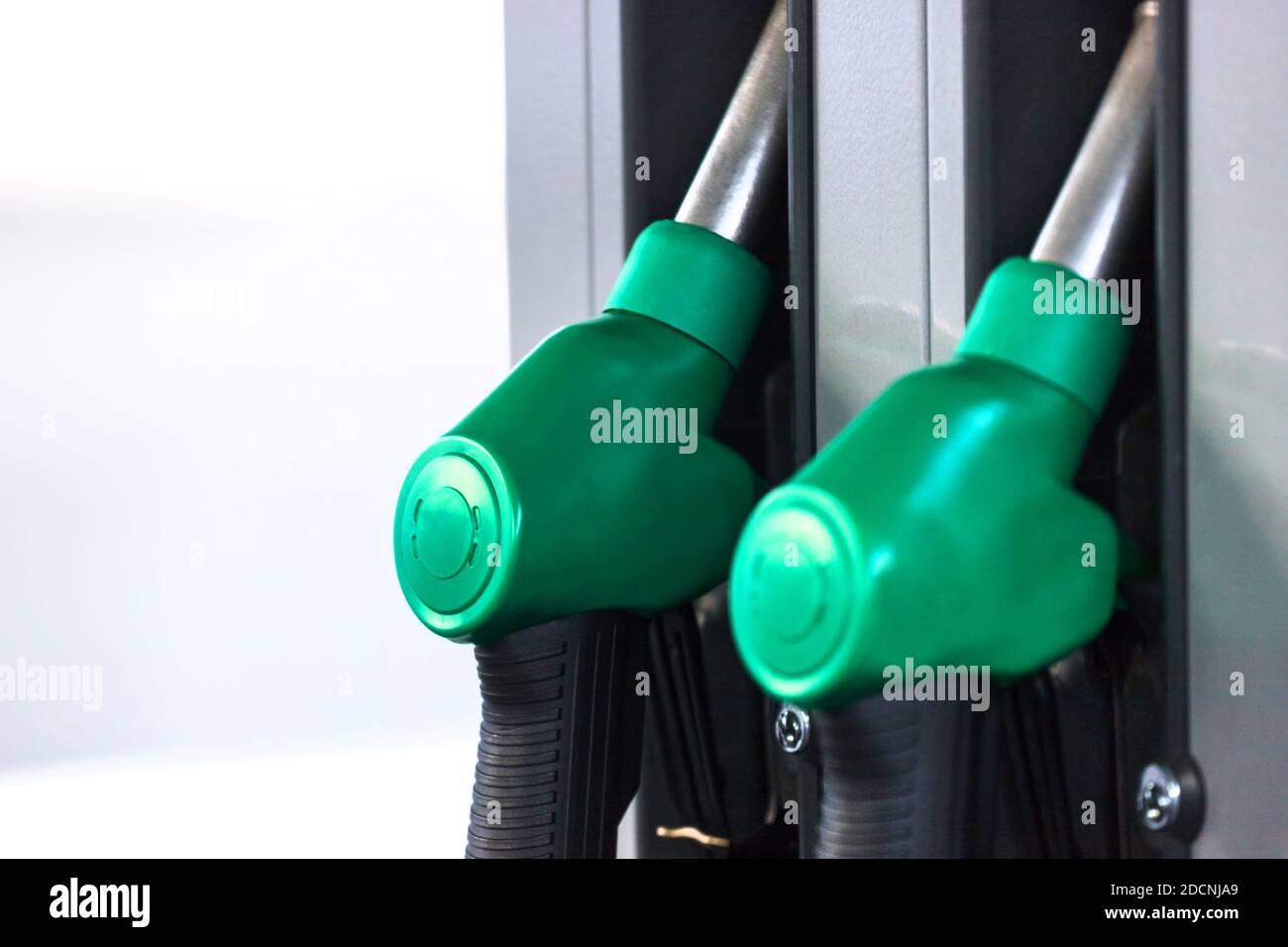 gas station taps background blur perpendicular Stock Photo Alamy