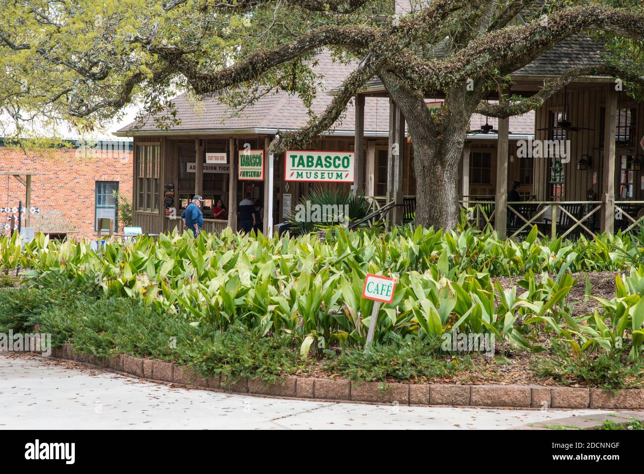 Front view of the Tabasco Museum and store, Avery Island, Louisiana