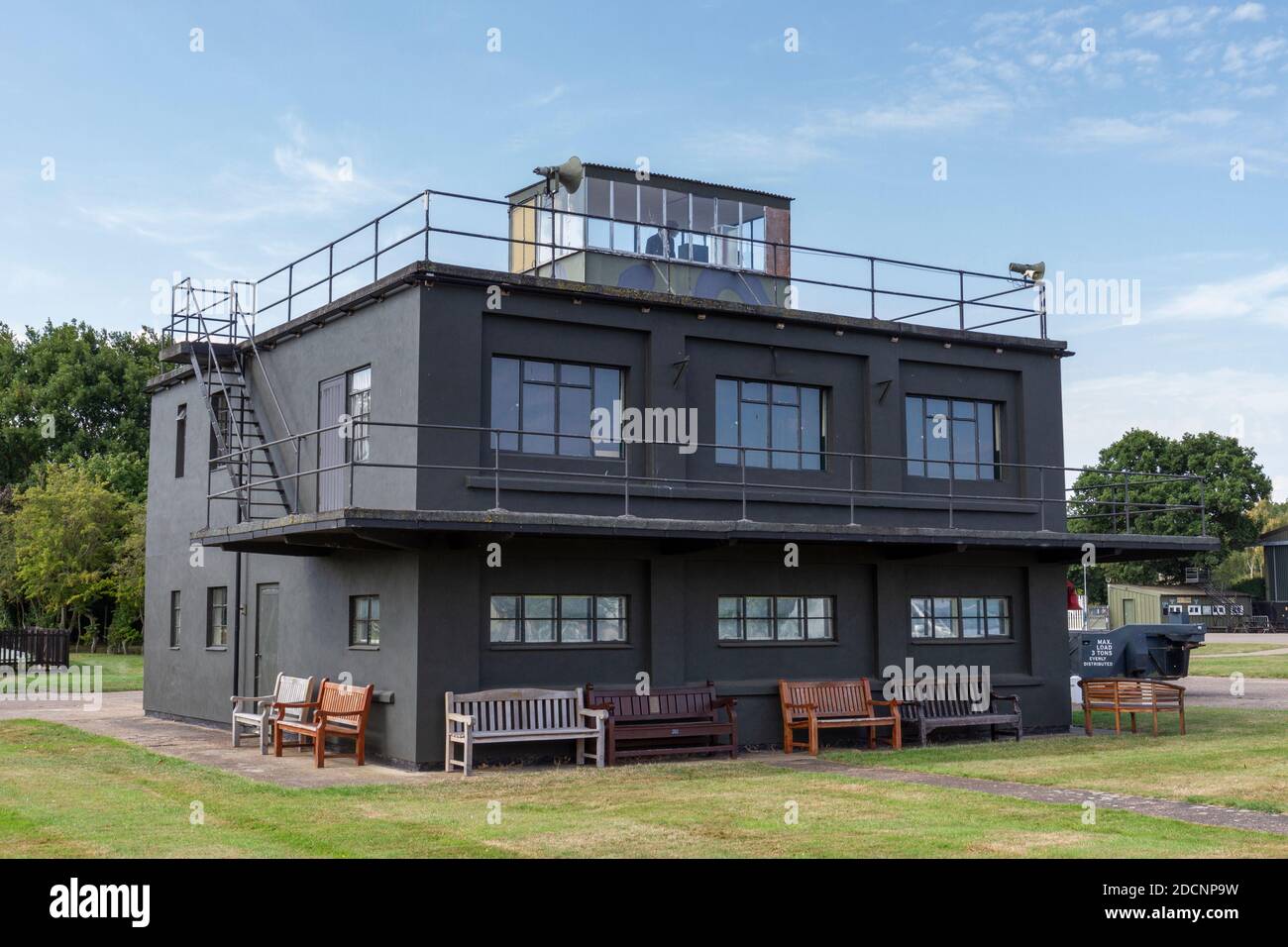 The original air traffic control tower/watch tower for RAF East Kirkby, Lincolnshire Aviation