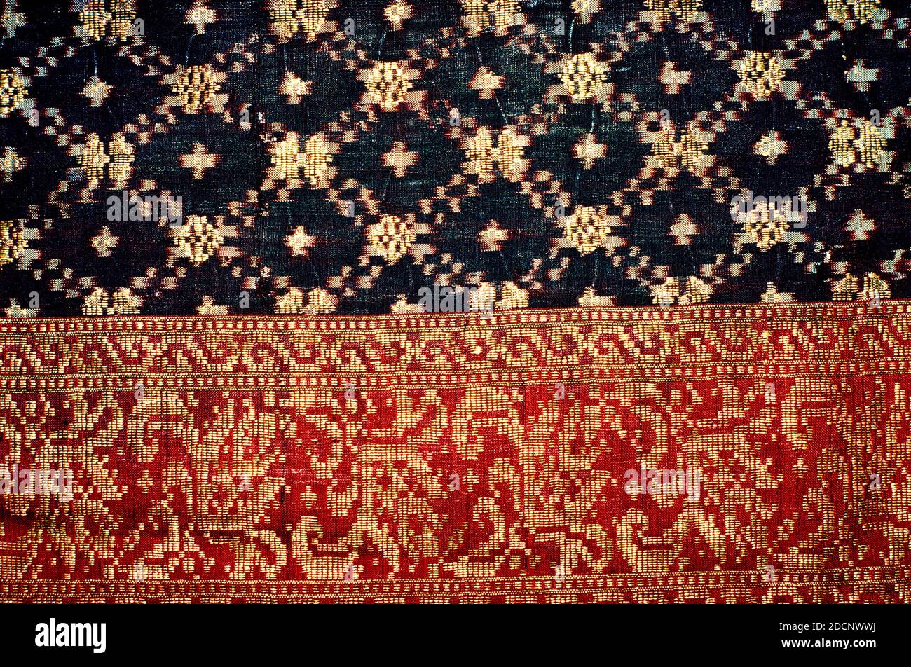 Caption Kuala Lumpur Malaysia Songket Fabric (silk) National Museum