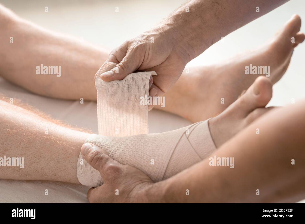 Foot Wrapping High Resolution Stock Photography and Images - Alamy