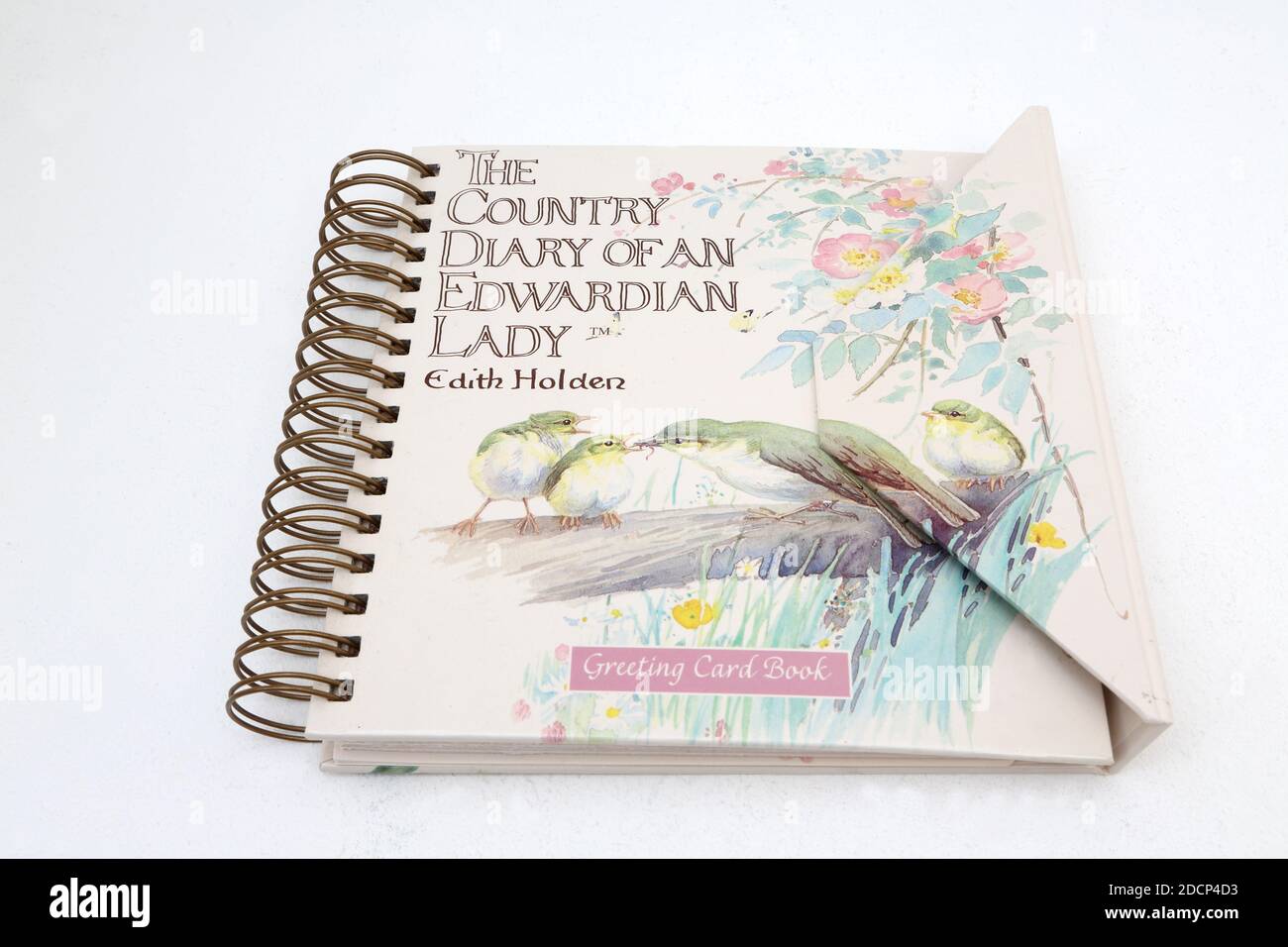 the Country Diary of an Edwardian Lady by Edith Holden Greeting Card Book Stock Photo