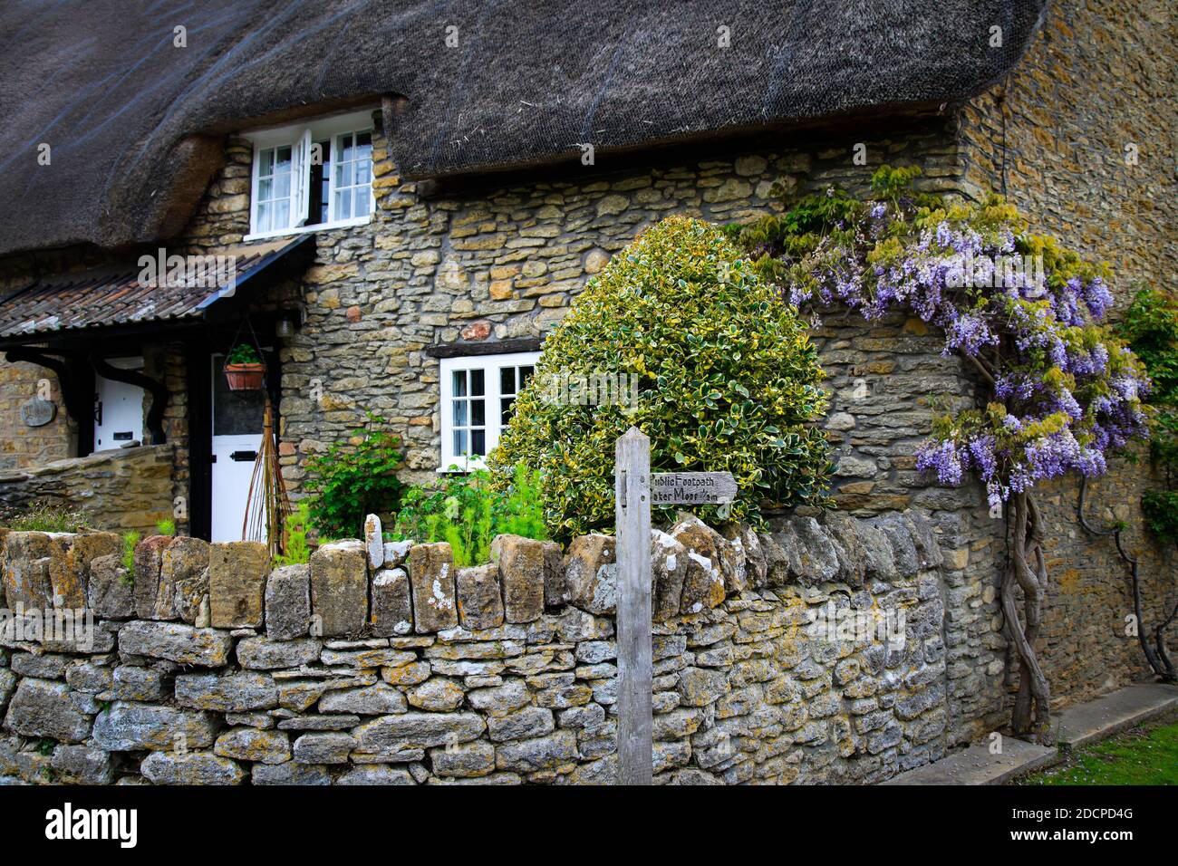 An historically significant thatched roof cottage with Coker Moor