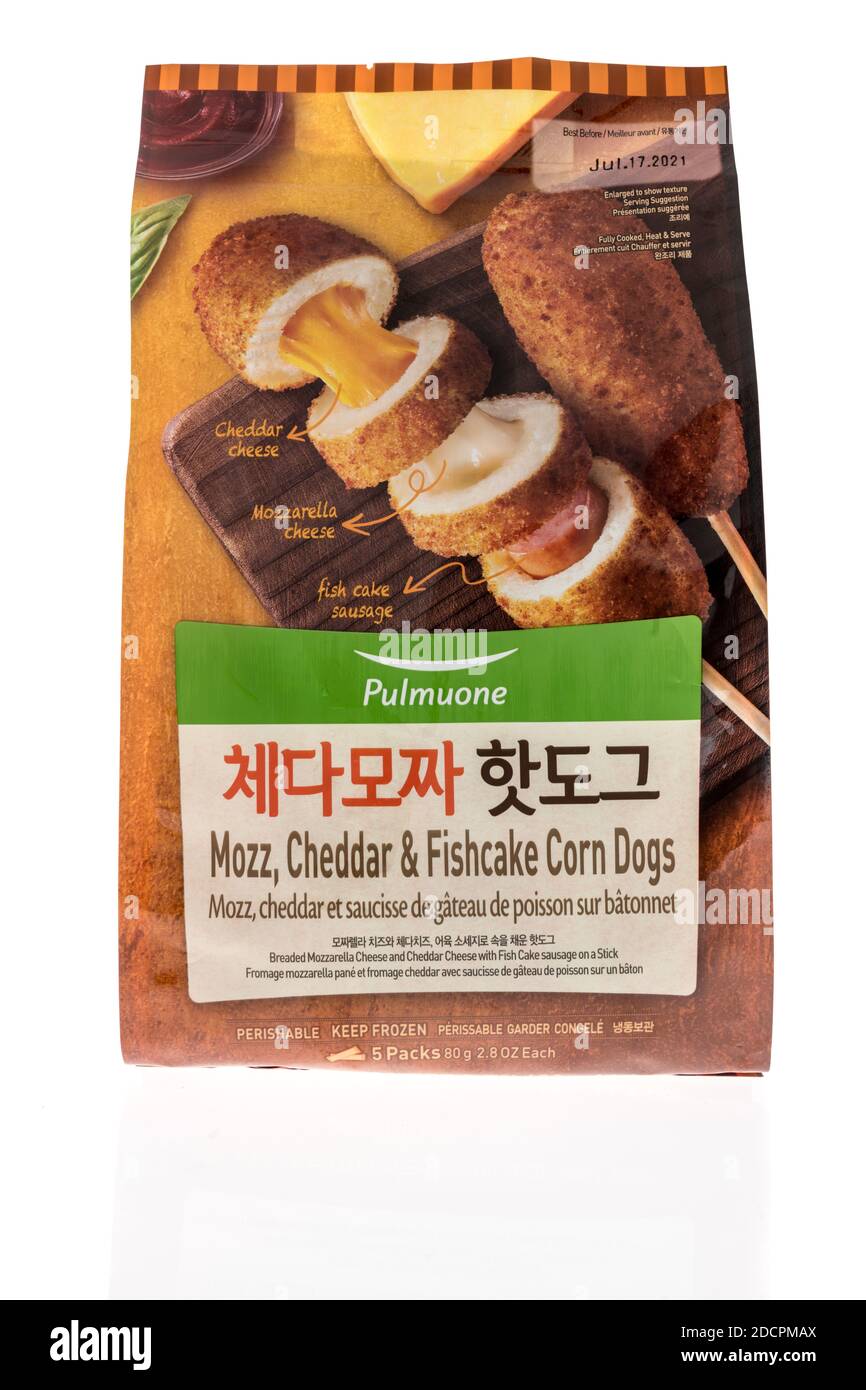 Bibigo Korean Style Corn Dogs With Fish Sausage Mozzarella Cheese (480