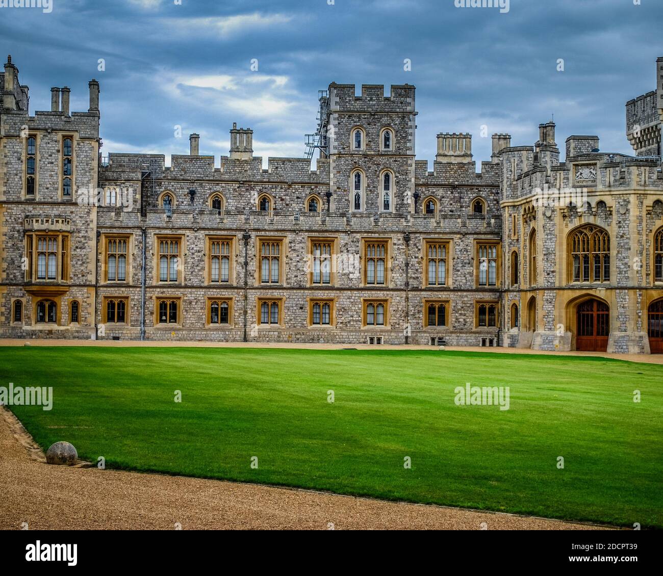 Famous Windsor Palace, London, UK Stock Photo