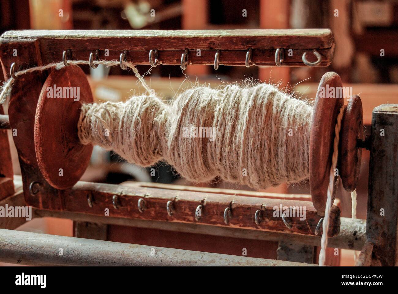 Tejidos artesanales atacameños del norte de Chile Stock Photo
