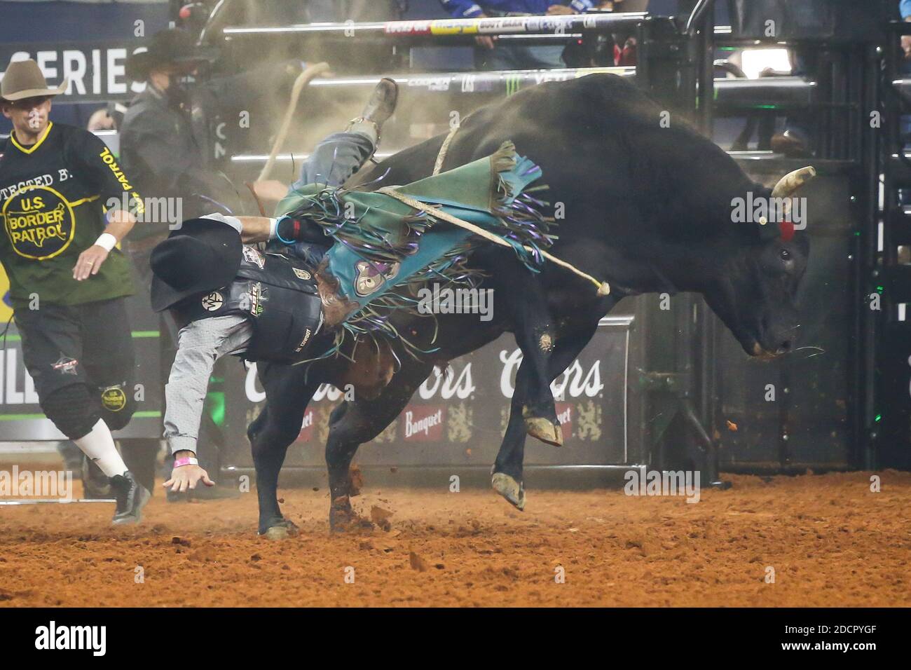 Arlington, Texas, USA. 14th Nov, 2020. Professional Bull Riders in ...