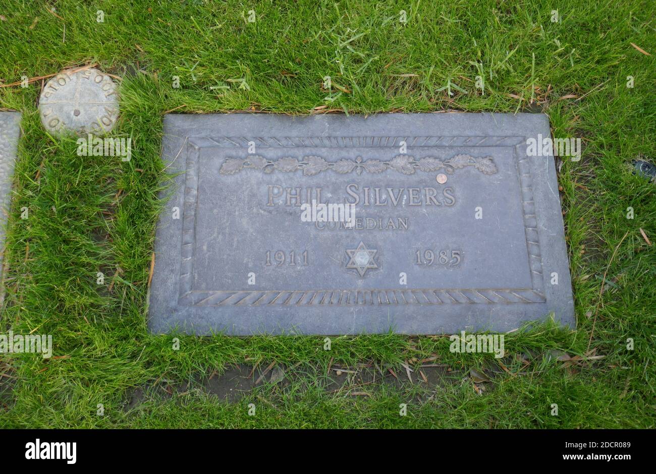 Los Angeles, California, USA 17th November 2020 A general view of atmosphere of comedian/actor Phil Silvers Grave at Mount Sinai Cemetery Hollywood Hills on November 17, 2020 in Los Angeles, California, USA. Photo by Barry King/Alamy Stock Photo Stock Photo