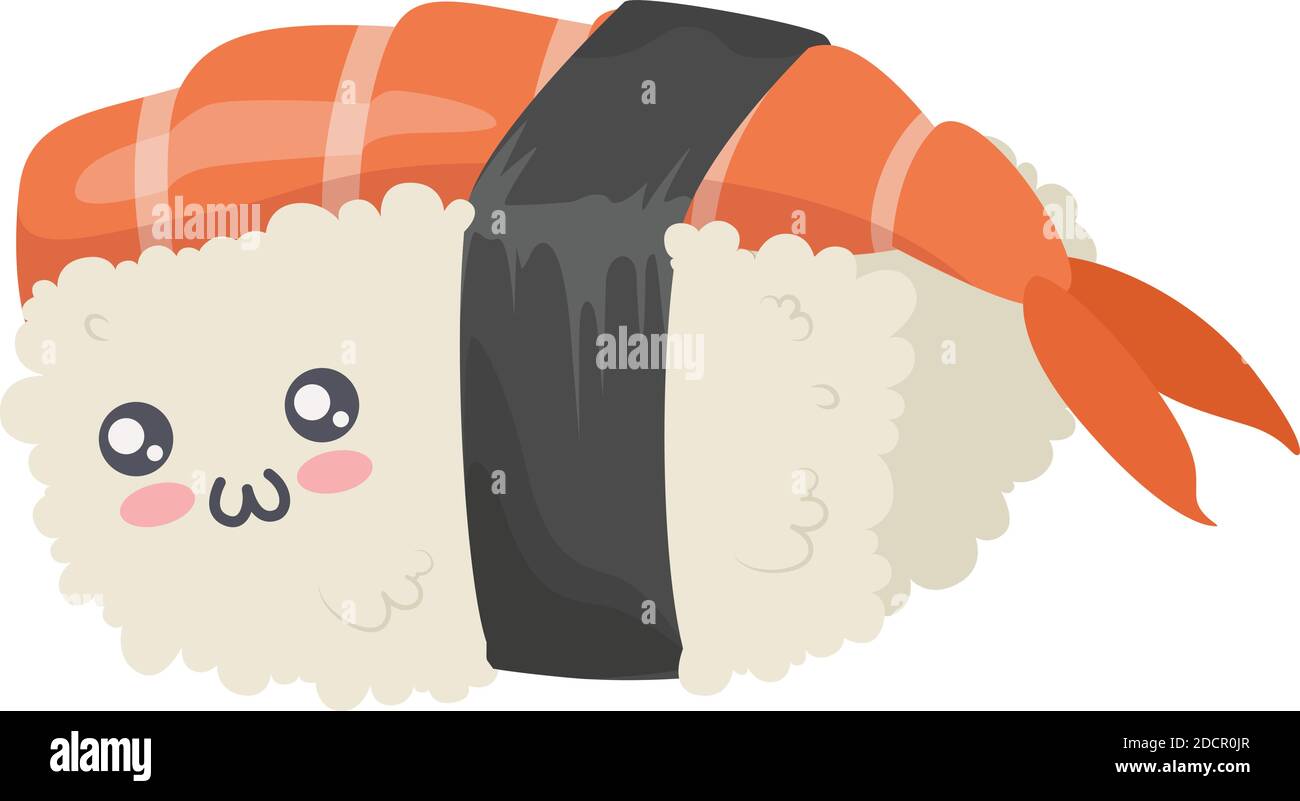 Kawaii Sushi Food Japanese Funny High Resolution Stock Photography And Images Alamy