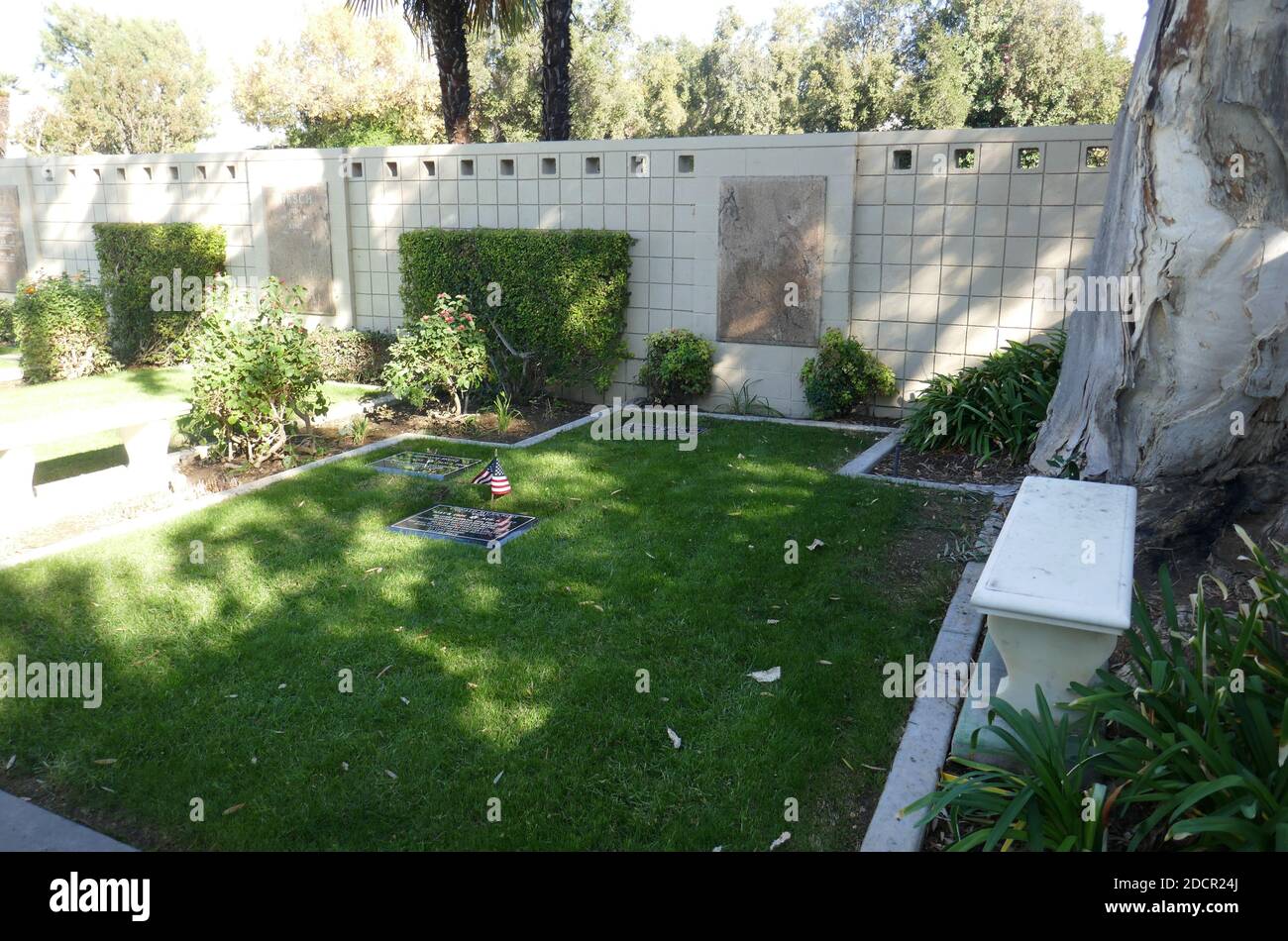 Los Angeles, California, USA 17th November 2020 A general view of atmosphere of comedian Don Rickles Grave at Mount Sinai Cemetery Hollywood Hills on November 17, 2020 in Los Angeles, California, USA. Photo by Barry King/Alamy Stock Photo Stock Photo