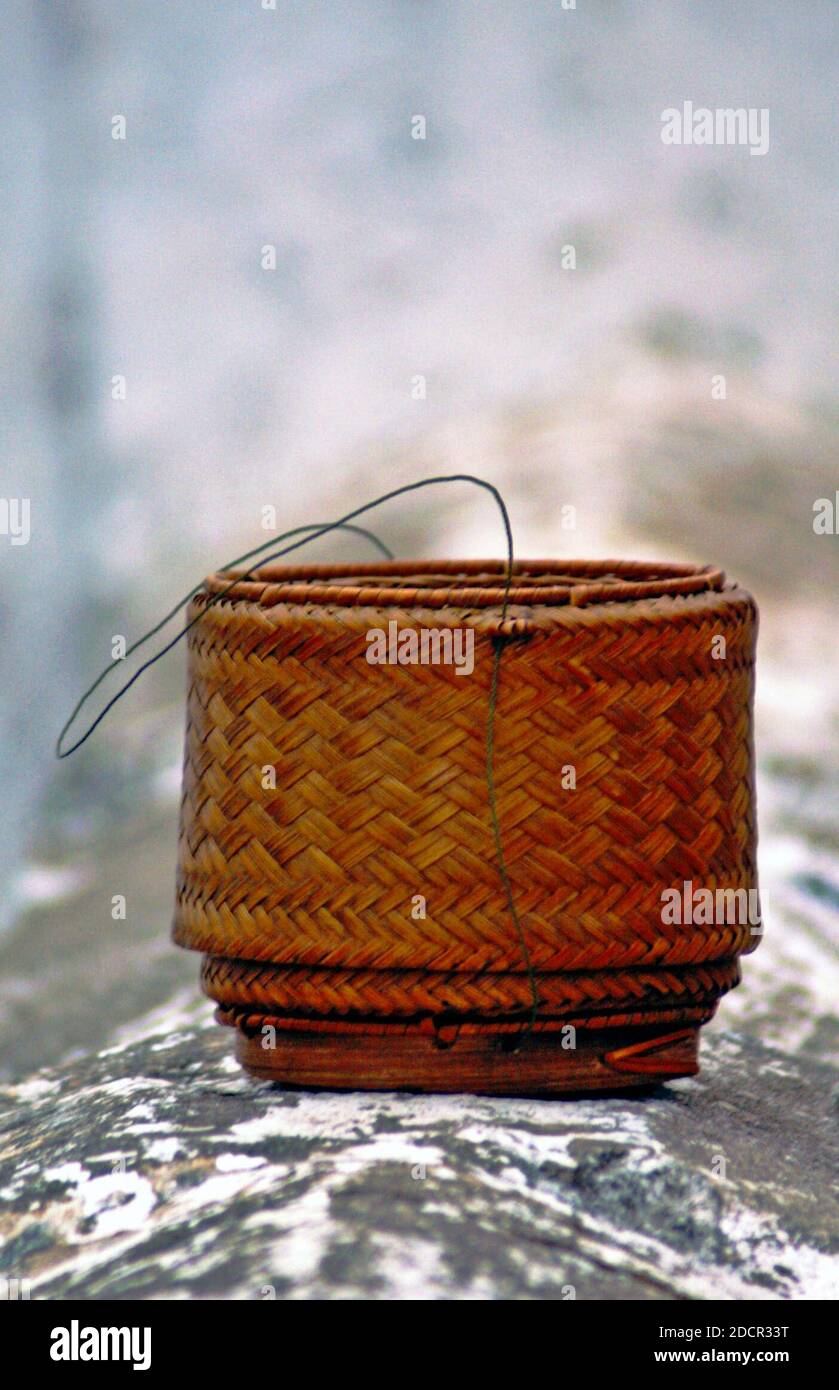 Sticky rice basket hi-res stock photography and images - Alamy